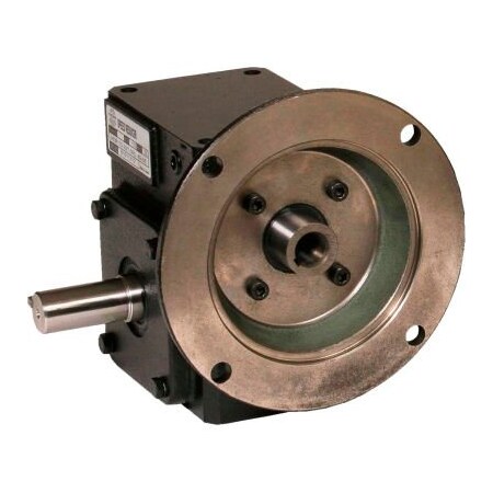 Worldwide Electric Worldwide Cast Iron Right Angle Worm Gear Reducer 30:1 Ratio 56C Frame HdRF262-30/1-L-56C